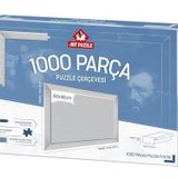 Art Puzzle Beyaz 1000 Parça Demonte Puzzle Çerçevesi