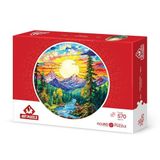 Art Puzzle Camdan Alpler 570 Parça Round Puzzle