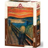 Art Puzzle Çığlık 1893 1000 Parça Eğlenceli Tasarımlı Puzzle 3+ Yaş İçin Zeka Geliştirici