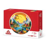 Art Puzzle Kağıttan Manzara 570 Parça Round Puzzle