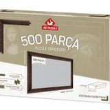 Art Puzzle Kahverengi 500 Parça Demonte Puzzle Çerçevesi