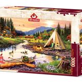 Art Puzzle Kamp Dostları 3000 Parça Puzzle