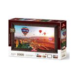 Art Puzzle Kapadokya'nın Son Işıkları 1000 Parça Çerçeveli Puzzle
