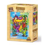 Art Puzzle Kids 3 Yaş Ve Üzeri Ahşap Yapboz Ejderha Ve Balıklar - 16 Parça Yapboz 5857