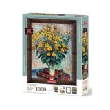 Art Puzzle Kudüs Enginar Çiçekleri, Claude Monet 1000 Parça Çerçeveli Puzzle