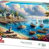 Art Puzzle Mutlu Yelkenler Kasabası 260 Parça Puzzle