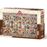 Art Puzzle Sistine Chapel 1000 Parça Eğlenceli Tasarımlı Zeka Geliştirici Yapboz 3+ Yaş İçin