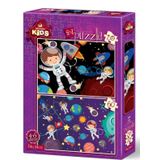 Art Puzzle Uzay 2'li 35+60 Parça Puzzle
