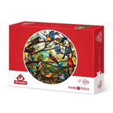 Art Puzzle Vitray Orman Korosu 570 Parça Round Puzzle