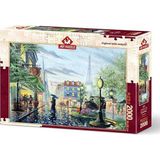 Art Puzzle Yaz Yağmuru Paris 2000 Parça Puzzle 3+ Yaş İçin Eğlenceli Tasarım