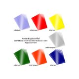 Art Tone Asetat Kağıdı 250 Mikron 35x50 İnce Her Renkten 3 Adet (21 ADET)