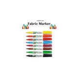 Art Tone Fabric Marker Kumaş Kalemi T-Shirt Ayakkabı Pantolon Ceket Çorap Boyama Kalemi 8 Adet Set
