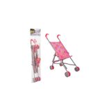 Art Tone THE STROLLER BEBEK ARABASI BASTON PUSET METAL KATLANIR ÇİLEK DESENLİ 4 TEKER 3+