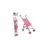 Art Tone THE STROLLER BEBEK ARABASI BASTON PUSET METAL KATLANIR ÇİLEK DESENLİ 4 TEKER 3+