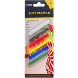 Art Tone Wortson Charcoal Renkli Füzen Kömür Kalemi 6 Adet Renk Set Kartela - standart - 00