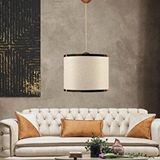 Art ve Gift Altın Şeritli Tekli Hasır Desen Sarkıt Salon Yatak Odası Oturma Odası Avize