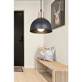 Art ve Gift Haus Mini Yarım Küre Gold Kukalı Abs Siyah Sarkıt Küçük Alanlara Uygun Mutfak Koridor Avize