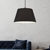 Art ve Gift North Home Konik Kumaş Büyük Boy Tavan Sarkıt Avize Siyah