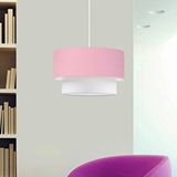 Art ve Gift Pasta Tekli Sarkıt Avize Pembe Kumaş Yatak Odası Çocuk Odası Salon Avize