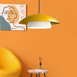 Art ve Gift Stark Sarı Metal Large Avize Salon Mutfak Endüstriyel Sarkıt Otel Cafe Aydınlatma