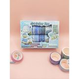Art Vintage Washi Tape Bant Yapışkanlı Maskeleme Kağıdı Desenli Bant 12'li - Mavi Van Gogh Tab