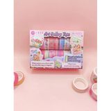 Art Vintage Washi Tape Bant Yapışkanlı Maskeleme Kağıdı Desenli Bant 12'li - Pembe Van Gogh Tabloları