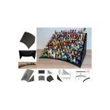 ART3 Dev LEGO Minifigür Sergileme Standı (117 Figür Kapasiteli) - Vidasız Modüler Raf-SİYAH