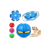 ART3 Işıklı Zıplayan Frizbi Pet Topu - Şekil Değiştiren Sihirli Ufo Köpek Oyuncağı