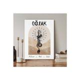 Artarilion Dijital HD Baskı Kanvas Tablo Oğlak Burcu Kanvas Tablo Zodiac Burç Duvar Tablosu