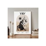 Artarilion Dijital HD Baskı Kanvas Tablo Yay Burcu Kanvas Tablo Zodiac Burç Duvar Tablosu