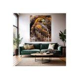 Artarilion Kahverengi Kartal Kanvas Tablo Kartal Tablosu Ofis Ev Tablosu