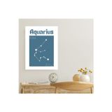 Artarilion Kanvas Dijital HD Baskı Kanvas Tablo Kova Burcu Takımyıldızı Duvar Tablosu