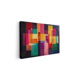 Artarilion Kanvas Yatay Duvar Tablosu Kanvas Geometrik Sekiller5 Ev Ofis Salon Modern Duvar Tablosu