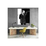 Artarilion Kemal Atatürk Kanvas Tablo Siyah Beyaz Atatürk Tablosu Dikey Duvar Tablo Ev Ofis Dekoru