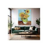 Artarilion Van Gogh Kanvas Tablo Dijital Baskı Ayçiçeği Kanvas Duvar Tablosu Empresyonizm Tablo