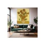 Artarilion Van Gogh Kanvas Tablo Dijital Baskı Kanvas Duvar Tablosu Vazodaki Ay Çiçekleri Empresyonizm Tablo