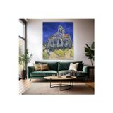 Artarilion Van Gogh Kanvas Tablo Kanvas Duvar Tablosu Empresyonizm Tablo Auvers Kilisesi