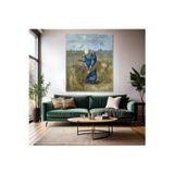 Artarilion Van Gogh Kanvas Tablo Kanvas Duvar Tablosu Empresyonizm Tablo Köylü Kadın Görseli