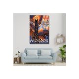 Artarilion Yüzüklerin Efendisi Cam Mordor Dijital Baskı Kırılmaz Cam Tablo LOTR Cam Tablo