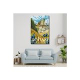 Artarilion Yüzüklerin Efendisi Cam Rohan Dijital Baskı Kırılmaz Cam Tablo LOTR Cam Tablo