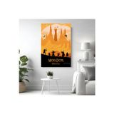 Artarilion Yüzüklerin Efendisi Mordor Kanvas Tablo Duvar Dekorasyonu LOTR Oyun Odası Salon Tablosu
