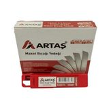 Artaş Maket Bıçağı Falçata Ağzı Yedeği 10 Adet