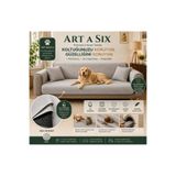 ARTASIX 100x200 cm Gri Sıvı Geçirmez Koltuk Koruyucu Örtü | Kaymaz Yıkanabilir Kedi Köpek Dostu Premium