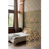 Artavessa 12 Parça Oda Bölücü Seperatör Mdf Paneller Model 1 (Bej)