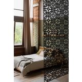 Artavessa 12 Parça Oda Bölücü Seperatör Mdf Paneller Model 2 (Siyah)