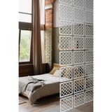 Artavessa 12 Parça Oda Bölücü Seperatör Mdf Paneller - Model 3 (Beyaz), 29 x 29