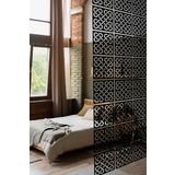 Artavessa 12 Parça Oda Bölücü Seperatör Mdf Paneller Model 4 (Siyah)