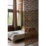 Artavessa 12 Parça Oda Bölücü Seperatör Mdf Paneller Model 6 (Kahverengi)