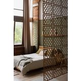 Artavessa 12 Parça Oda Bölücü Seperatör Mdf Paneller Model 7 (Kahverengi)