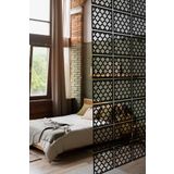 Artavessa 12 Parça Oda Bölücü Seperatör Mdf Paneller Model 7 (Siyah)